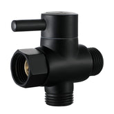 MINGOR-Style brass 3-way diverter handle enables smooth water switching.