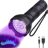 MINORZ UV Blacklight Flashlight reveals hidden stains with dual-band 365nm/395nm light