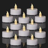 MINXIN flameless tea light warmwhite glow for elegant table decoration.