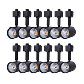 Mirrea 12-pack LED track light heads for versatile accent lighting in galleries.