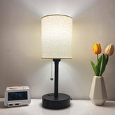 Mituo small bedside lamp with USB outlet for convenient nighttime charging