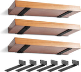 MIUGO heavy-duty 10-inch shelf brackets, front view, delivering sturdy shelf support