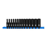 MIXPOWER 14-piece socket set with deep magnetic design for secure fastener pickup