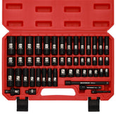 MIXPOWER 3/8 drive deep socket set ready for high-torque tasks.