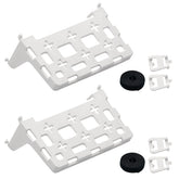 MIYOLO 2-piece shelf bracket for Leviton panels, supports 20 lbs