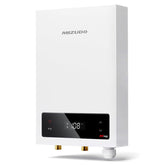 MIZUDO 11kW tankless heater with LED display for easy temperature control and monitoring.