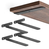 Mkono hidden L-bracket 6in design provides clean floating shelves with strong support.