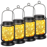Mlambert solar mason jar lanterns illuminate outdoor evenings with cozy ambient light