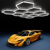 MODERN 11Grids hexagon light pack for bright, even garage illumination