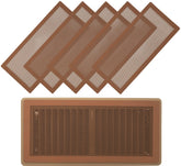 MODERN WAVE extra-strong vent screen cover on a floor register, secure fit prevents items from dropping.