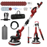 MODOFO TOOL drywall sander with vacuum dust collector keeps debris under control during sanding