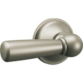 Moen DN6801BN Sage Inspirations lever, front view, secure metal post in brushed nickel finish.