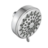 Moen Ignite chrome five-function dial enables customizable shower sprays.