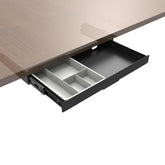 Mofangtech under-desk drawer with ball-bearing slides for quiet, smooth access to pens.