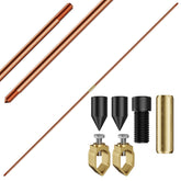 MOKIKUBA 8ft grounding rod kit ready for outdoor grounding setup