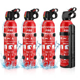 Mondoshop 4-pack fire extinguisher mounted on wall for easy home safety.