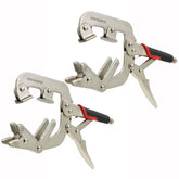 Monster and Master welding pipe plier clamp 10inch closed for secure holding.