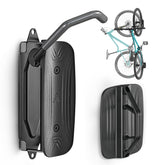 monTEK Swivel Bike Wall Mount front view shows compact vertical storage.