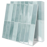 MOONFUN azure blue subway tile pack for quick, stylish backsplash upgrades