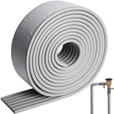 Moonoom water pipe insulation tape unrolled, showing length for winter prep and easy installation.