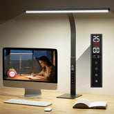 Moremili LED Desk Lamp with Pomodoro timer helps boost focus during study or work sessions.