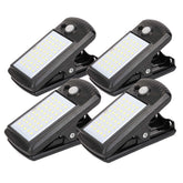 Morestar four-pack solar motion sensor umbrella light clip-on outdoor for bright porch lighting.