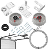 MorningRo garage door torsion spring kit assembly with all components for upgrade