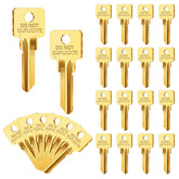 MorningRo SC1 brass key blanks pack 50 ready for bulk home key replacements.