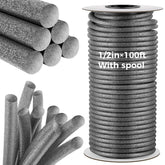MotiMind half-inch foam backer rod in gray for extended caulking runs.
