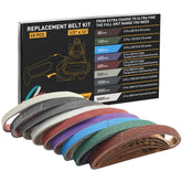 Moviron belt kit 80 grit for fast material removal and sharp initial edge prep