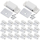 Moxweyeni cabinet magnet 24-pack white, ideal for secure cabinet closures.