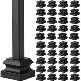 Moxweyeni iron baluster shoe half-inch screw for secure stair railing installation