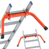 Mr IRONSTONE LS01-OGA rubber pads close-up prevent slipping and wall damage