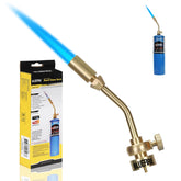 MR. TORCH Bluefire solid brass torch head showing durable, precise flame for fine work