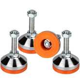 MROUDELUO leveling feet base 60mm with anti-skid pads for stable support