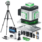 MrToNo laser level 360 base setup for precise room alignment.