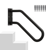 MSUMPTU hand rail for outdoor steps offers secure grip on uneven entrances
