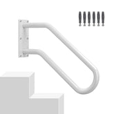MSUMPTU handrail with U-shape for outdoor steps offers secure grip