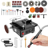 M-T Mini Table Saw portable desktop for precise on-the-go cutting of small parts.