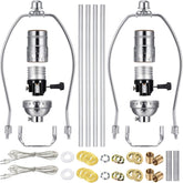 Mudder lamp light kit with 8inch harp for DIY aesthetics and stability.