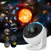 Mulivud Galaxy Projector Pro demonstrates 360° rotation for versatile ceiling projections