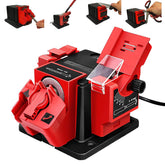 Multitask Sharpener drill sharpening module for precise HSS bit edges in workshops.