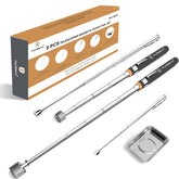 Mulwark 5-piece telescoping magnetic pickup set in action for DIY and auto repairs.