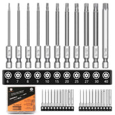MulWark 33-piece bit set in case showing organized storage for quick access