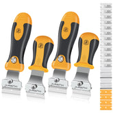 MulWark four-handle razor blade scraper for versatile cleaning tasks