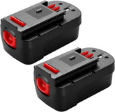 Munikind 2-pack 3600mAh Ni-MH battery front view for extended runtime