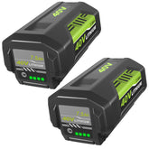 Munikind 2-pack 40V 7.5Ah battery for Ryobi compatibility and extended runtime.
