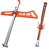 Muscovite drywall cutter folded for compact storage and easy transport