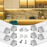 Muzata V1SW corner lighting channel illuminates a dark corner with soft glow.