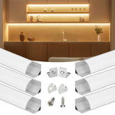 Muzata V1SW corner lighting channel showcases a clean, hidden glow for tight edges.